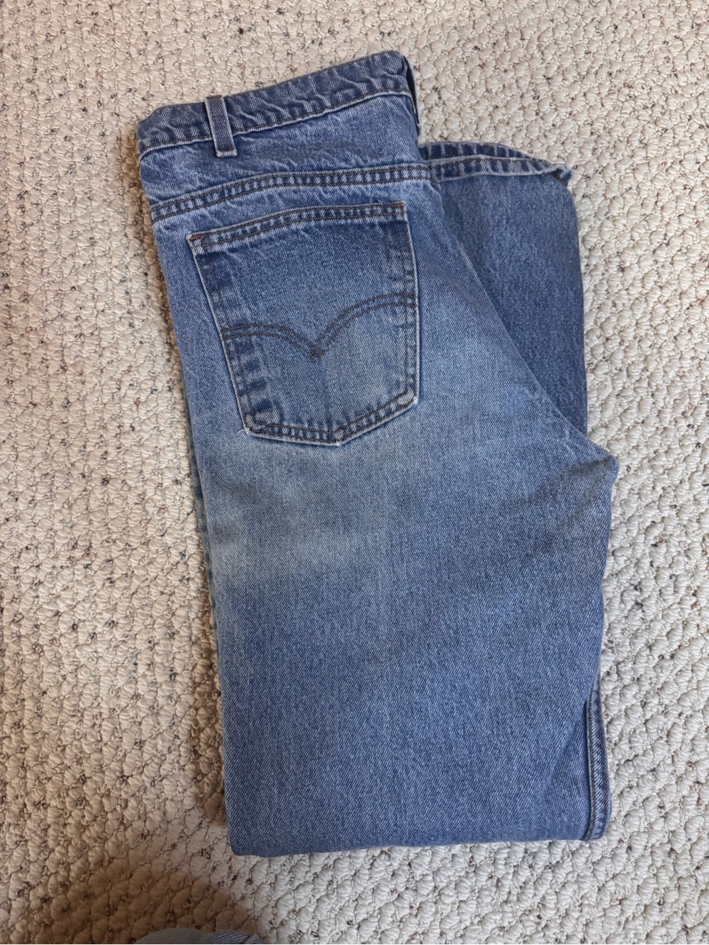 Vintage 90’s Orange Tag 517 Levi's Light Blue Jeans - Picture 2 of 7
